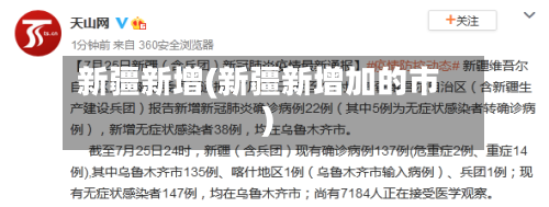 新疆新增(新疆新增加的市)-第2张图片